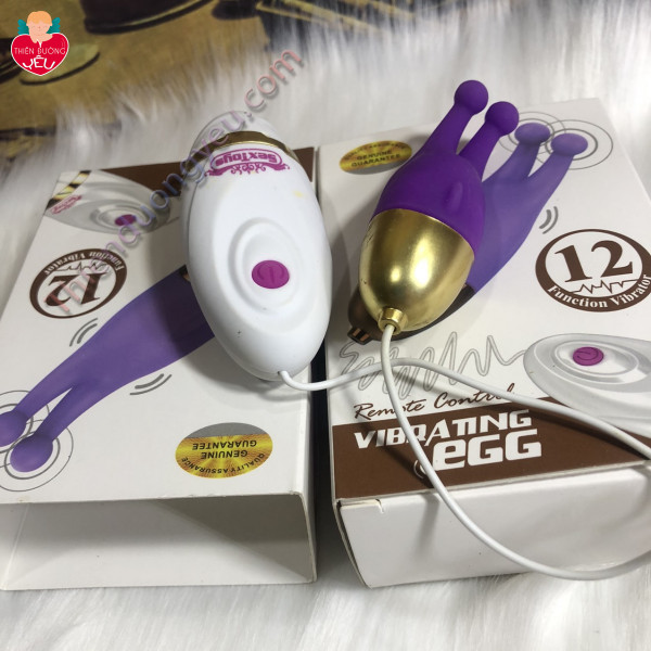 Trứng Rung Tình Yêu Vibrating EGG 12 Chế Độ Rung Massage Cực Mạnh 